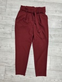 Eleganckie burgundowe spodnie Only