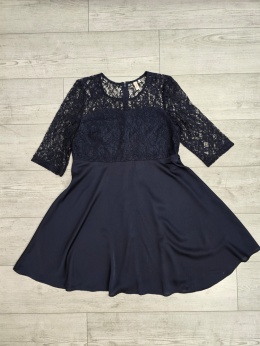 Granatowa Sukienka Only