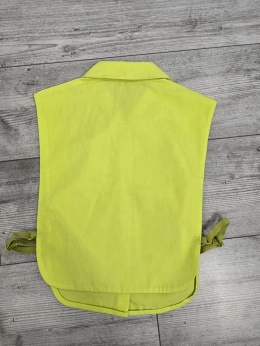 Limonkowy kołnierzyk Only