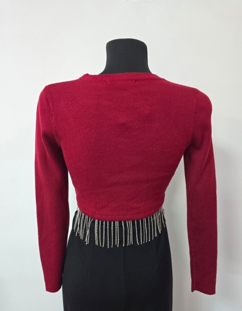 Krótki biżuteryjny sweterek Zuiki rozm. S/M